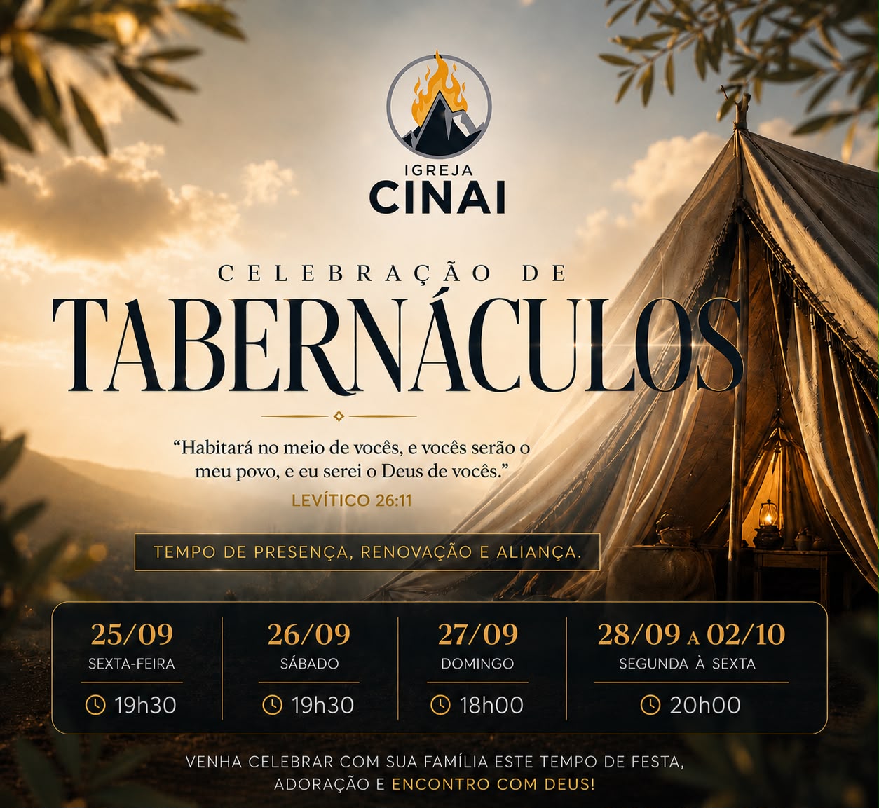 Celebração de Tabernáculos